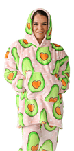 Load image into Gallery viewer, Casa Rosso Panda Avocado Hoodie - 036004