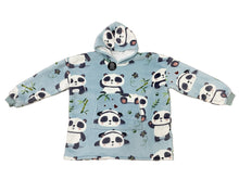 Load image into Gallery viewer, Casa Rosso Panda Cute Blue Panda Hoodie - 036203