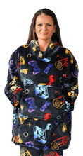 Load image into Gallery viewer, Casa Rosso Panda Black Gamer Hoodie - 036204