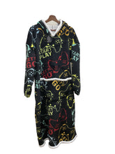 Load image into Gallery viewer, Casa Rosso Panda Black Gamer Jumbo Hoodie - 036223