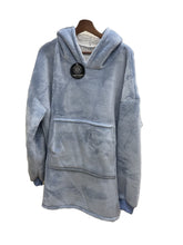 Load image into Gallery viewer, Casa Rosso Flannel+Sherpa Hoodie Skyway Blue - 036227