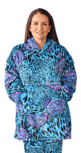 Load image into Gallery viewer, Casa Rosso Panda Aqua Turtle Hoodie - 036254