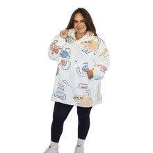 Load image into Gallery viewer, Casa Rosso Panda Multi Kitty Hoodie - 036255