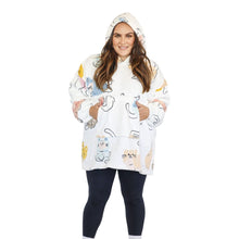Load image into Gallery viewer, Casa Rosso Panda Multi Kitty Hoodie - 036255