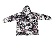 Load image into Gallery viewer, Casa Rosso Panda Floral Gothic Hoodie - 036257