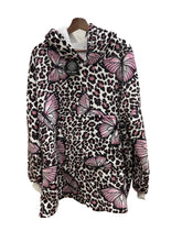 Load image into Gallery viewer, Casa Rosso Panda Butterfly Leopard Hoodie - 036261