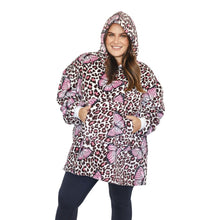 Load image into Gallery viewer, Casa Rosso Panda Butterfly Leopard Hoodie - 036261