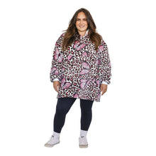 Load image into Gallery viewer, Casa Rosso Panda Butterfly Leopard Hoodie - 036261