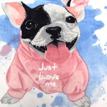 Load image into Gallery viewer, Casa Rosso Panda Love Me Dog Kid Hoodie - 036266