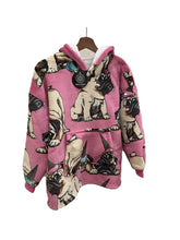 Load image into Gallery viewer, Casa Rosso Panda Pug Party Kid Hoodie - 036269
