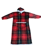 Load image into Gallery viewer, Casa Rosso Panda Flanno Jumbo Hoodie - 036275