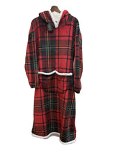 Load image into Gallery viewer, Casa Rosso Panda Flanno Jumbo Hoodie - 036275