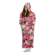 Load image into Gallery viewer, Casa Rosso Panda Pug Party Jumbo Hoodie - 036276
