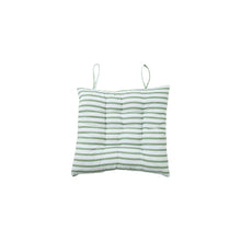Load image into Gallery viewer, Chair Pad with Ties Stripe Mix 40CM - 661094
