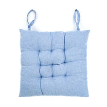 Load image into Gallery viewer, Chair Pad Chambray Plain Assorted 40CM - 661134