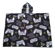 Load image into Gallery viewer, CR Hoodie Towel Plus Hood Gamer B&W 90X120CM - 662071