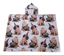Load image into Gallery viewer, CR Hoodie Towel Plus Hood Pugs Party 90X120CM - 662072