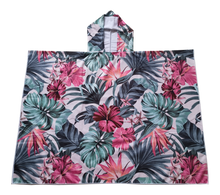 Load image into Gallery viewer, CR Hoodie Towel Plus Hood Tropical Hibiscus 90X120CM - 662074