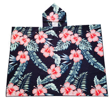 Load image into Gallery viewer, CR Hoodie Towel Plus Hood Tropical Black 90X120CM - 662111