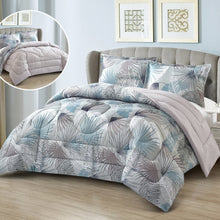 Load image into Gallery viewer, Casa Rosso Comforter Set Queen Ada Grey Blue 230x250CM - 664059