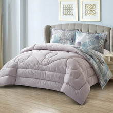 Load image into Gallery viewer, Casa Rosso Comforter Set Cal-King Ada Grey Blue 260x280CM - 664060