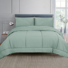 Load image into Gallery viewer, Casa Rosso Wash Comforter Set Sage Green KB 240X240CM - 664135