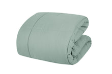 Load image into Gallery viewer, Casa Rosso Wash Comforter Set Sage Green QB 210X210CM - 664132