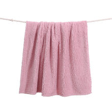 Load image into Gallery viewer, Casa Rosso Sherpa Blanket QB Light Mauve 200X240CM - 664150