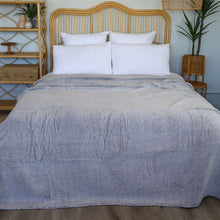 Load image into Gallery viewer, Casa Rosso Sherpa Blanket KB 2Tone Black/White 220X240CM - 664388