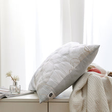 Load image into Gallery viewer, Casa Rosso Cushion Pale Leaf Grey/Blue 45X45CM - 664260