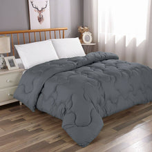 Load image into Gallery viewer, Casa Rosso Bamboo Comforter Charcoal KB 260X220CM - 664281