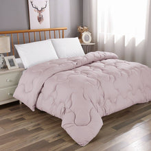 Load image into Gallery viewer, Casa Rosso Bamboo Comforter Mauve QB 220X220CM - 664280