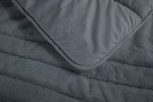 Load image into Gallery viewer, Casa Rosso Lapin Comforter Charcoal QB 220X220CM - 664284
