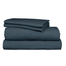 Load image into Gallery viewer, Ardor Boudoir Vintage Washed Sheet Set DB Navy - 664466