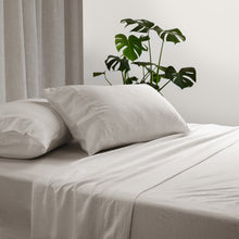 Load image into Gallery viewer, Ardor Boudoir Vintage Washed Sheet Set KB Grey - 664334