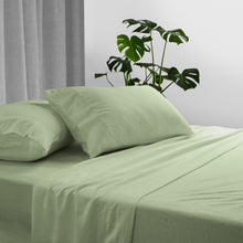 Load image into Gallery viewer, Ardor Boudoir Vintage Washed Sheet Set QB Sage - 664486