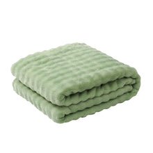 Load image into Gallery viewer, Casa Rosso Bubble Flannel KB Blanket Sage Green 220X240CM - 655130