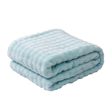 Load image into Gallery viewer, Casa Rosso Bubble Flannel Throw Winter Blue 127X152CM - 664514