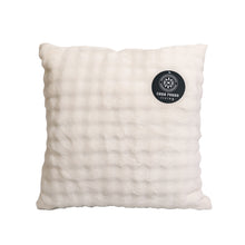 Load image into Gallery viewer, Casa Rosso Bubble Flannel Cushion Ivory 45X45CM - 664517
