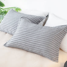 Load image into Gallery viewer, Casa Rosso Wicking 2Pcs Pillow Cases Dove Grey 48X73+5CM - 664539