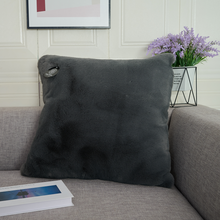 Load image into Gallery viewer, Casa Rosso Lapin Cushion Charcoal 50X50CM - 664591
