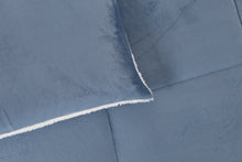 Load image into Gallery viewer, Casa Rosso Flan+Sherpa Comforter Set KB Blue 240X240CM - 664714