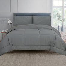 Load image into Gallery viewer, Casa Rosso Wash Comforter Set Dove Grey QB 210X210CM - 664930