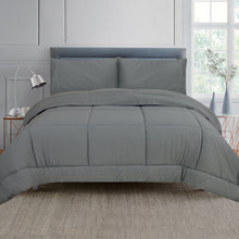 Load image into Gallery viewer, Casa Rosso Wash Comforter Set Dove Grey KB 240X240CM - 664934