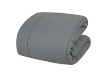 Load image into Gallery viewer, Casa Rosso Wash Comforter Set Dove Grey QB 210X210CM - 664930