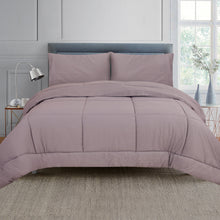 Load image into Gallery viewer, Casa Rosso Wash Comforter Set Mauve KB 240X240CM - 664937