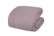 Load image into Gallery viewer, Casa Rosso Wash Comforter Set Mauve QB 210X210CM - 664933