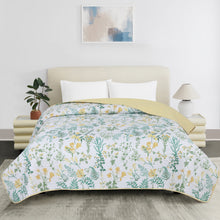 Load image into Gallery viewer, Casa Rosso Vintage Quilt Pinsonic Yellow Flora QB 200X240CM - 665791
