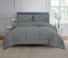 Load image into Gallery viewer, Casa Rosso Comforter Set Dove Grey QB 210X210CM - 665823