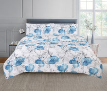 Load image into Gallery viewer, Casa Rosso Comforter Set Blue Magnolia QB 210X210CM - 665827
